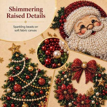 Christmas Pearl Diamond Painting Art Kit With Frame